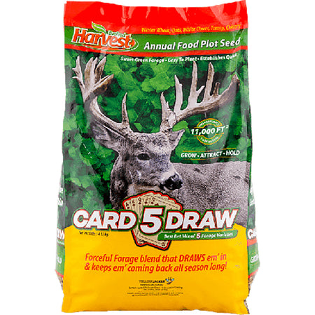 Evolved 5 Card Draw Deer Food Plot Seed Blend 10 lb.