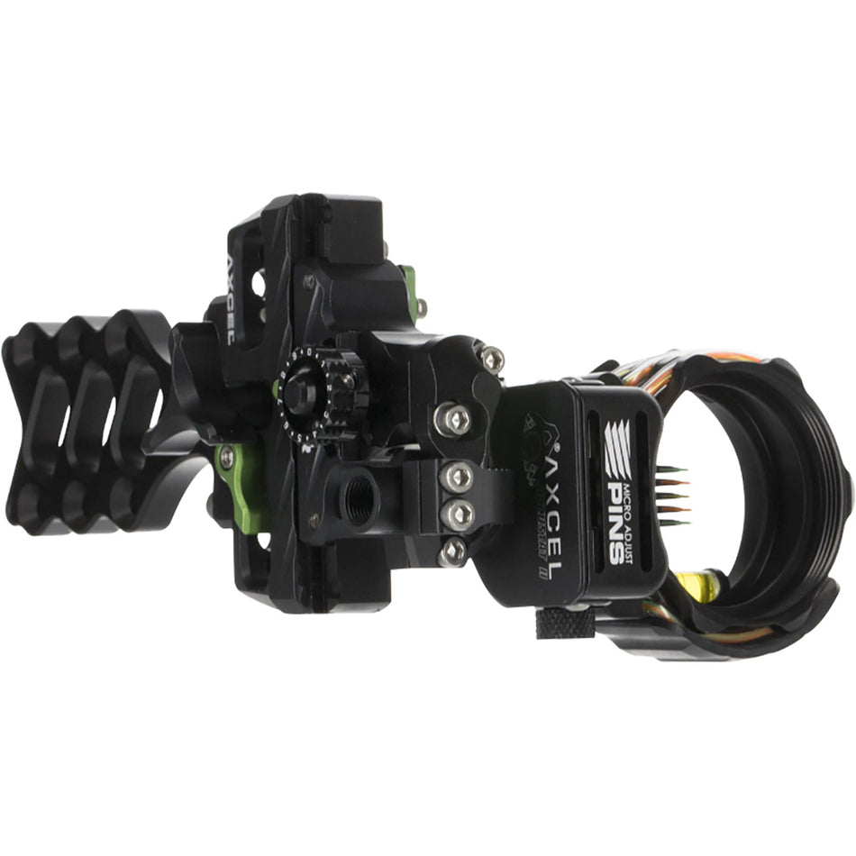 Axcel AccuHunter Sight AccuStat II 5 Pin .010 RH/LH Bow Sight