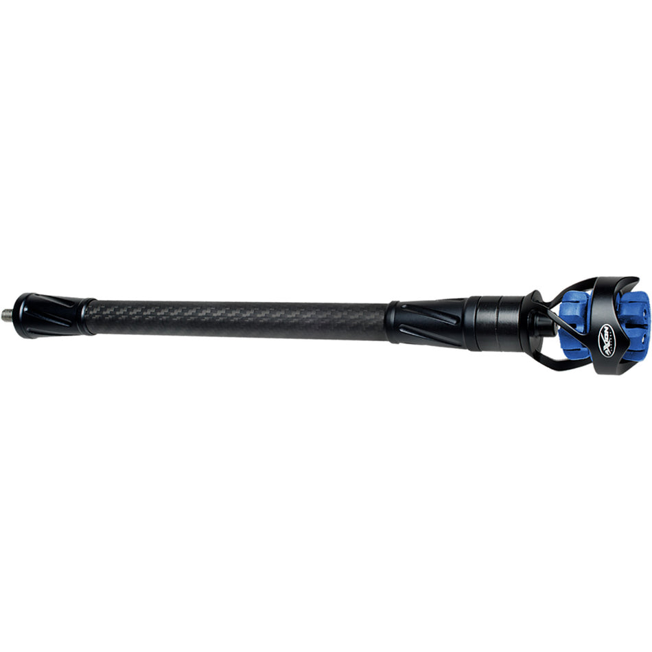 Axion Elevate Pro Bow Stabilizer Black Hybrid Blue Dampener 10 in.