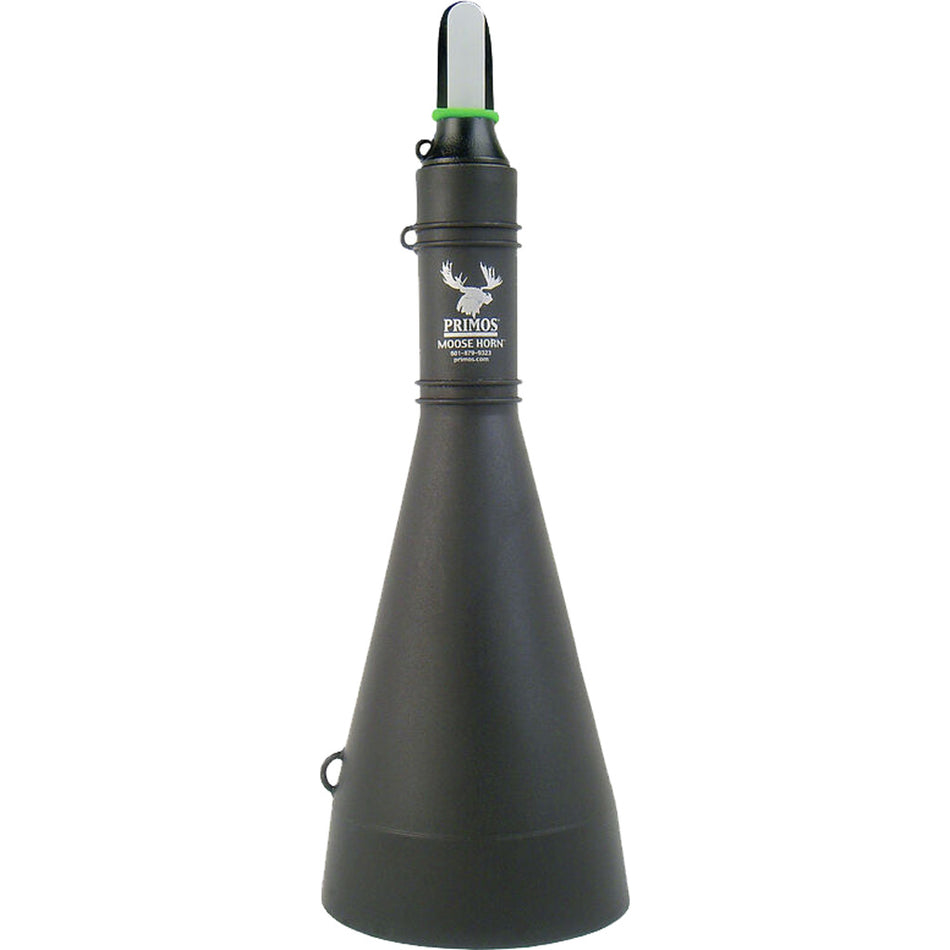 Primos Moose Horn Open-Reed Hunting Call Black 12 in.
