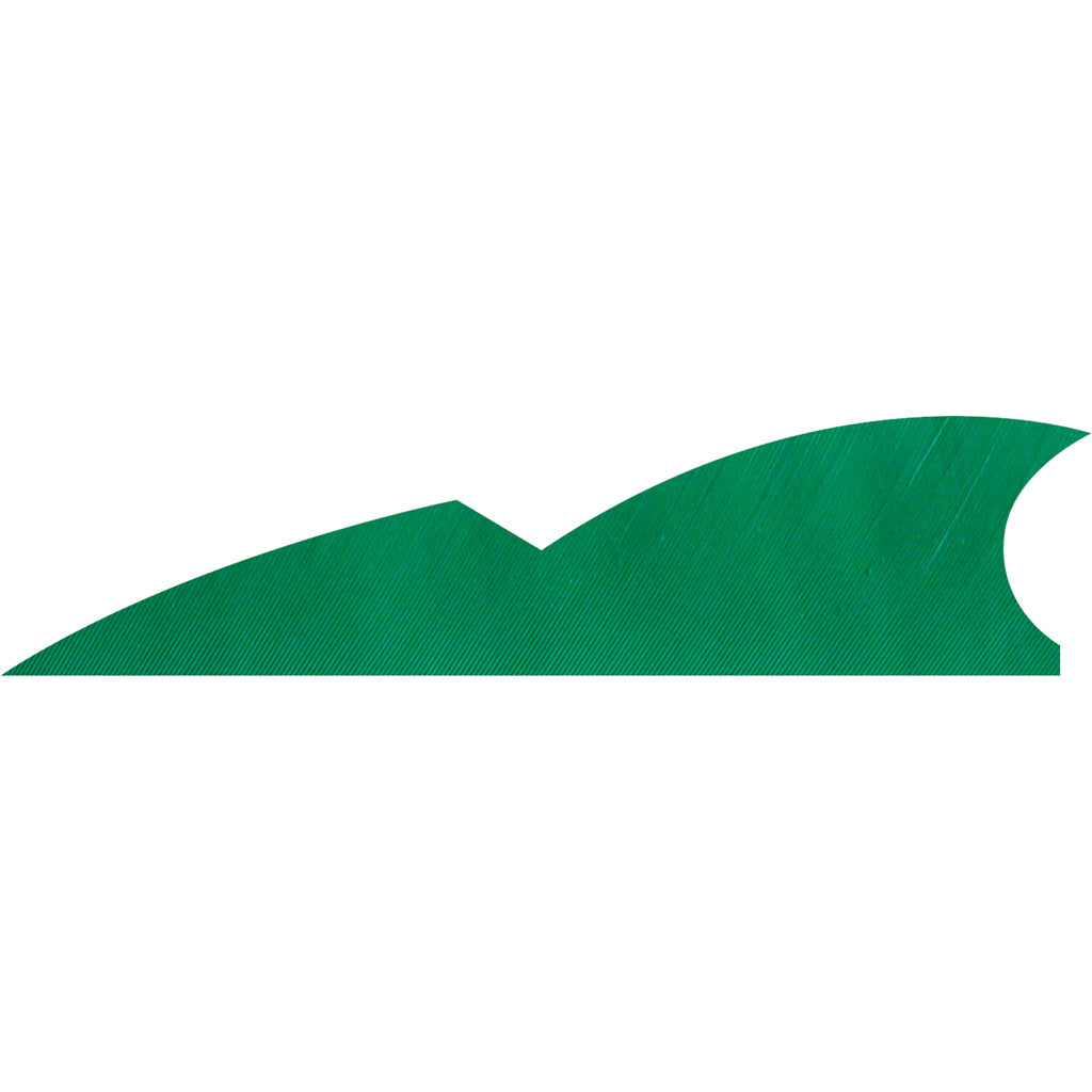 Gateway Batwing Arrow Feathers Green 2 in. Right Wing 50-Pack