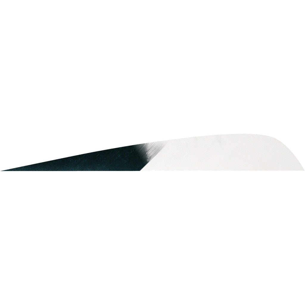 Gateway Parabolic Feathers Kuro White 4 in. Left Wing 50 Pack