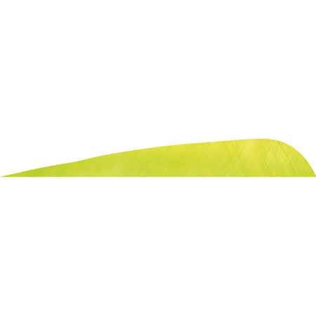Gateway Parabolic Feathers Lemon Lime 4 in. Left Wing 50 Pack