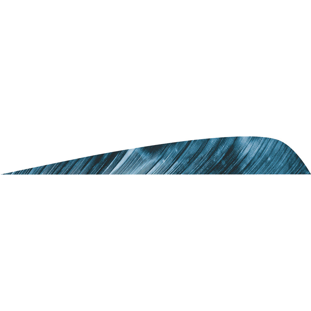 Gateway Parabolic Feathers Tre Blue 4 in. Left Wing 50 Pack