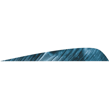 Gateway Parabolic Feathers Tre Blue 4 in. Left Wing 50 Pack