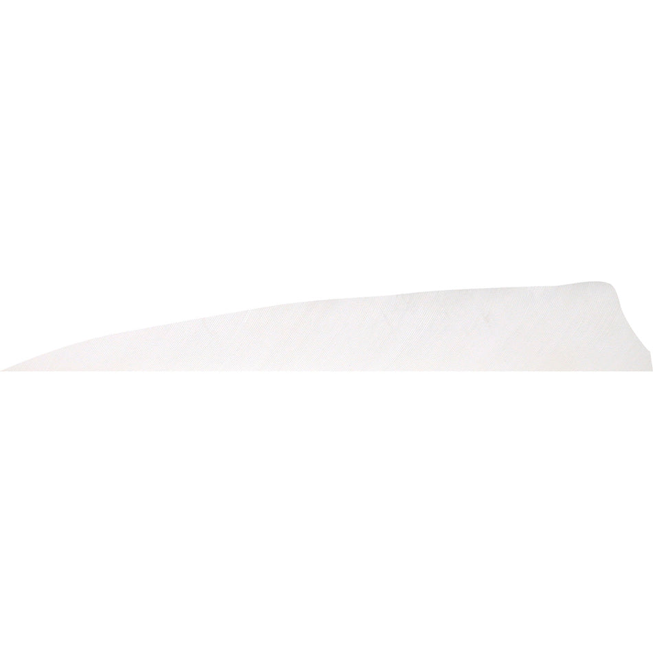 Gateway Shield Cut Feathers Flo White 4 in. Left Wing 50-Pack