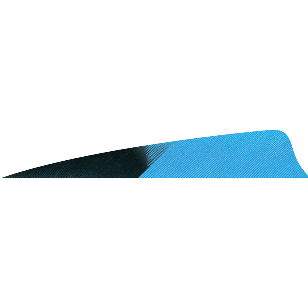 Gateway Shield Cut Feathers Kuro Blue 4 in. Left Wing 50-Pack