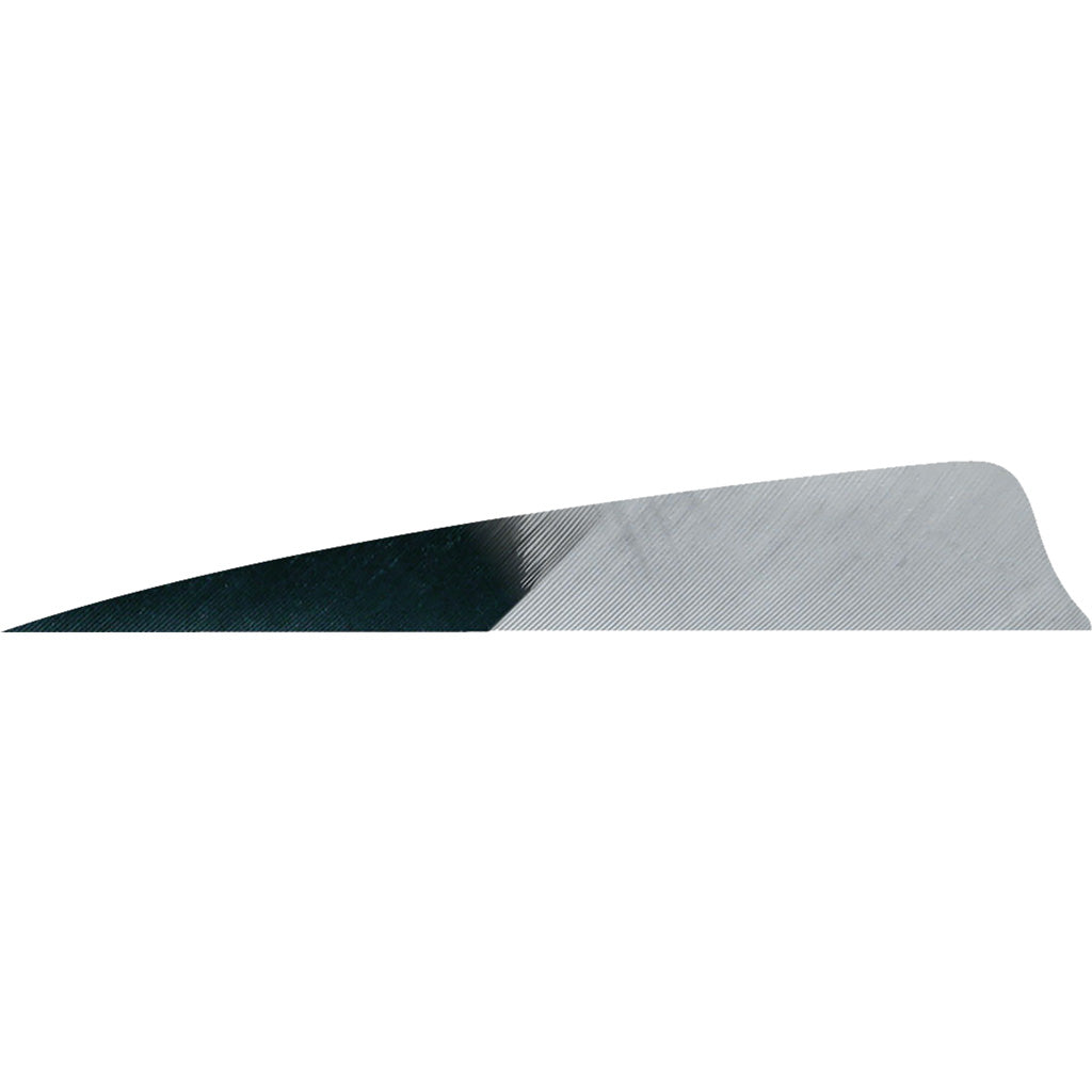Gateway Shield Cut Feathers Kuro Grey 4 in. Left Wing 50-Pack