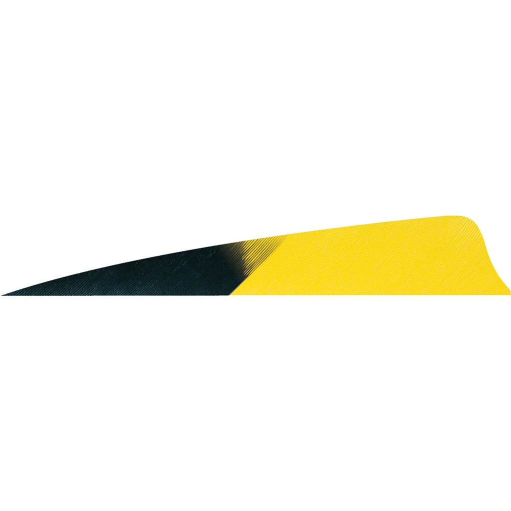 Gateway Shield Cut Feathers Kuro Sun Yellow 4 in. Left Wing 50-Pack