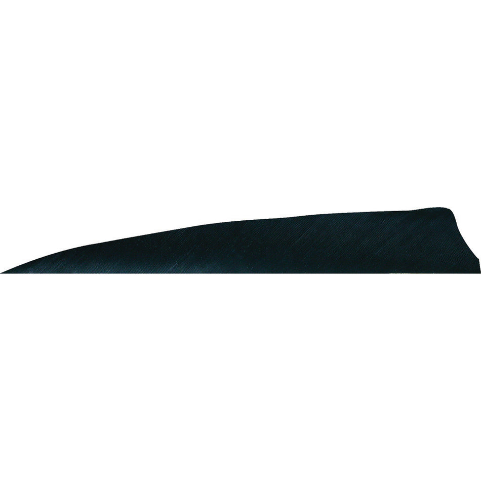 Gateway Shield Cut Feathers Black 4 in. RW 50-Pack Arrow Fletching