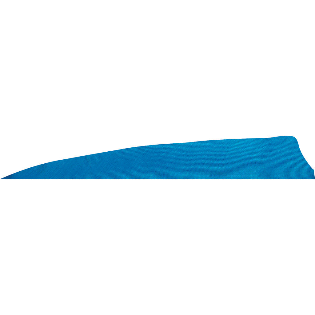 Gateway Shield Cut Feathers Denim 4 in. RW 50-Pack Arrow Fletching