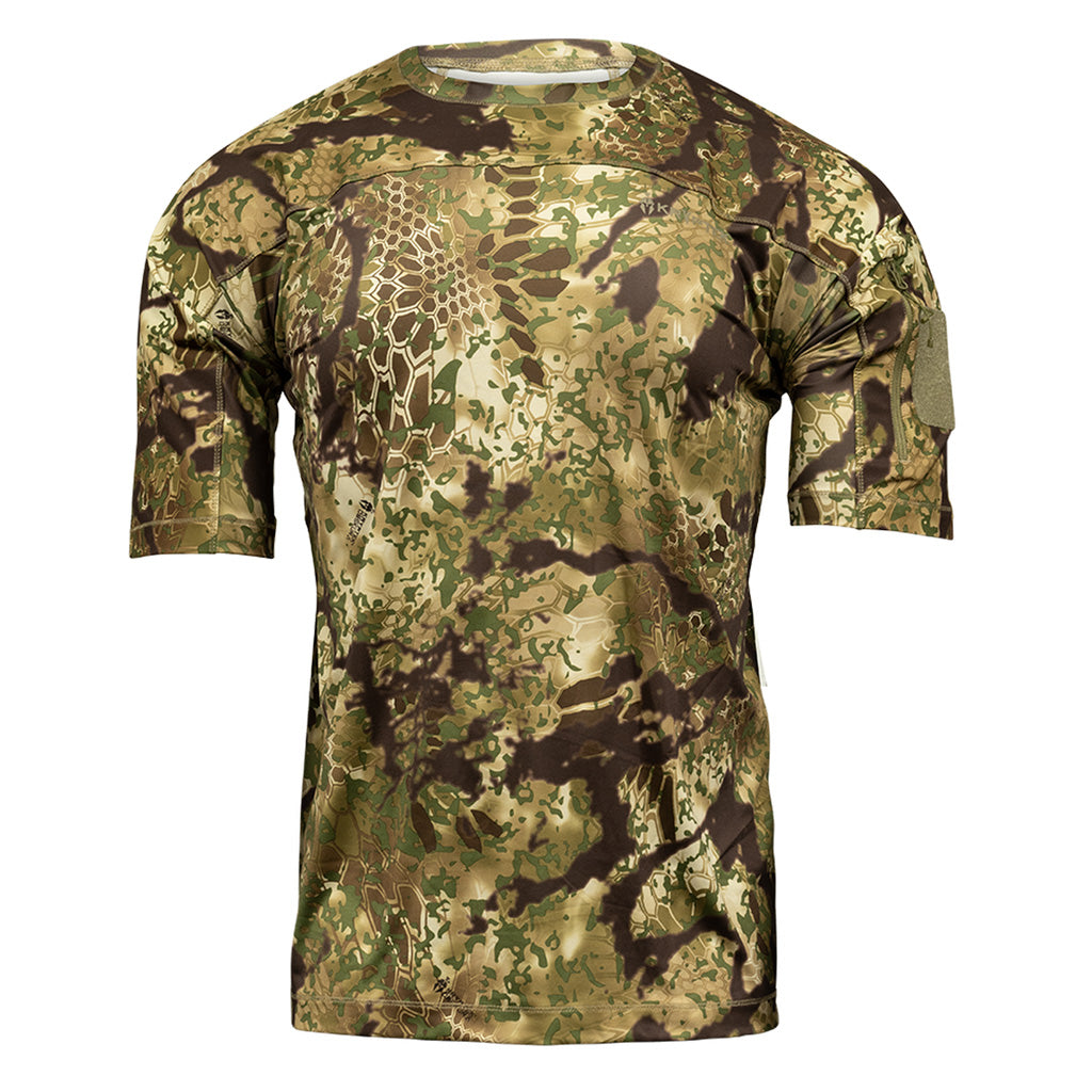 Kryptek Valhalla Short Sleeve Crew Shirt Obskura Transitional - Large