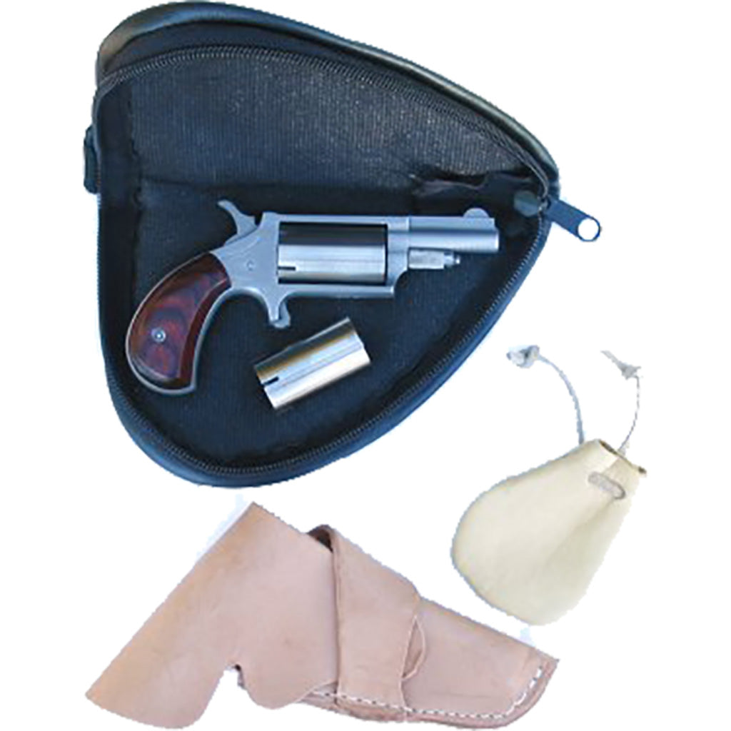 NAA 22MCBK Super Companion Black Powder Revolver .22 Cal #11 Perc. Cap Stainless 1.63 in. 5 rd.