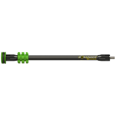 Bee Stinger MicroHex Bow Stabilizer Green 12 Inch