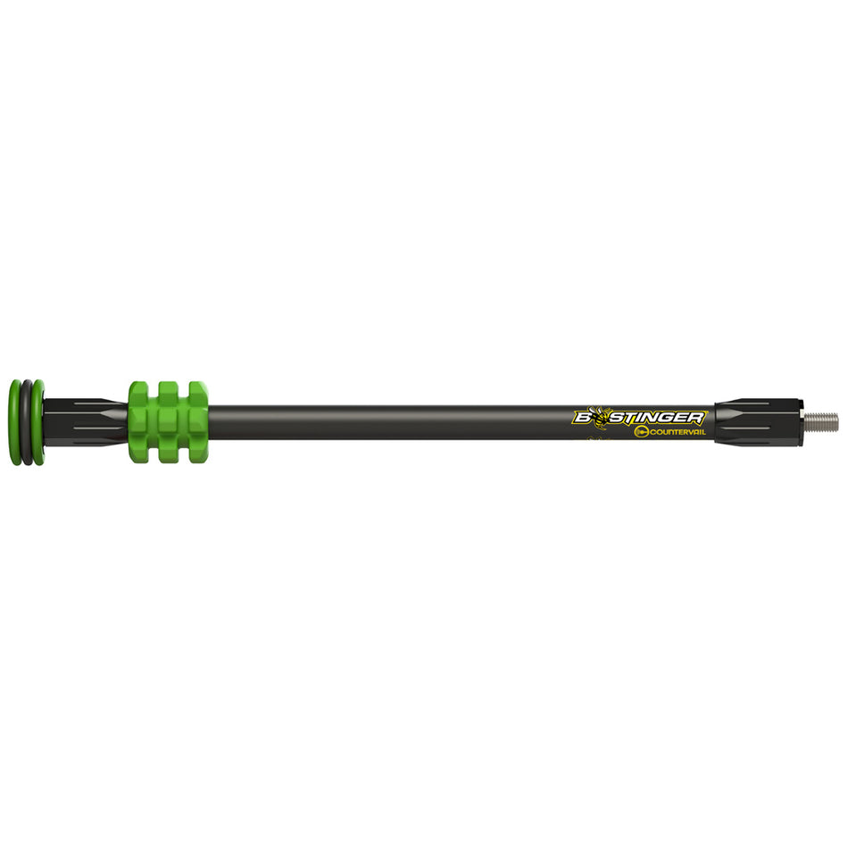 Bee Stinger MicroHex Bow Stabilizer Green 12 Inch