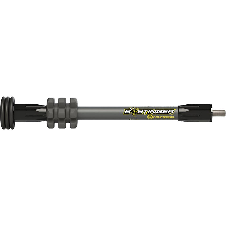 Bee Stinger MicroHex Bow Stabilizer Grey 12 Inch