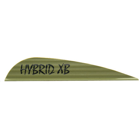 AAE Hybrid 16 Arrow Vanes OD Green 1.7 in. 100-Pack