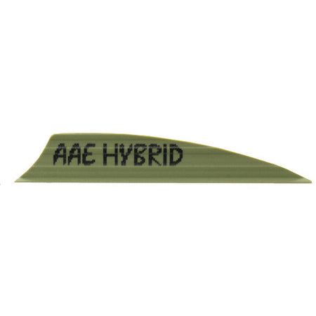 AAE Hybrid 2.0 Arrow Vanes OD Green 1.95 in. 100-Pack