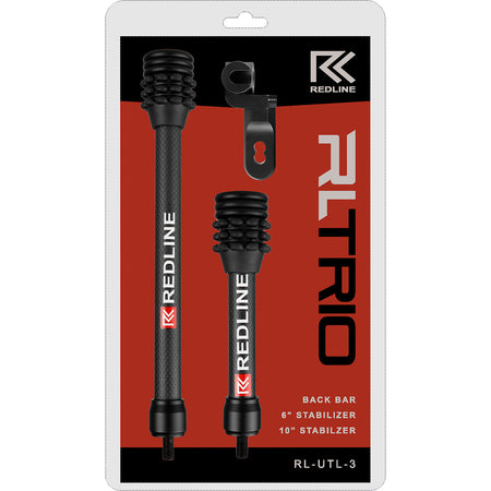 Redline RL-1 Trio Bow Stabilizer Kit 10 in. and 6 in. with Back Bar Mount