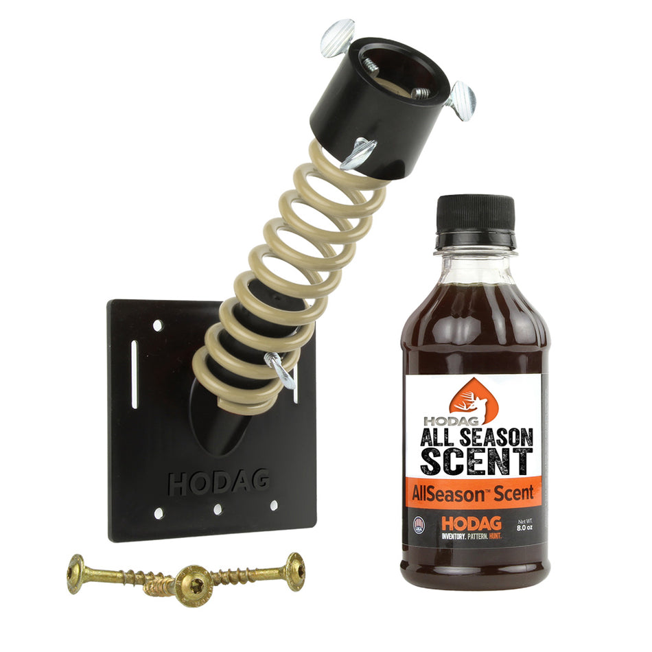 HODAG Licking Branch System BlendIn Tan with 3 Screws and 8 oz. AllSeason Scent