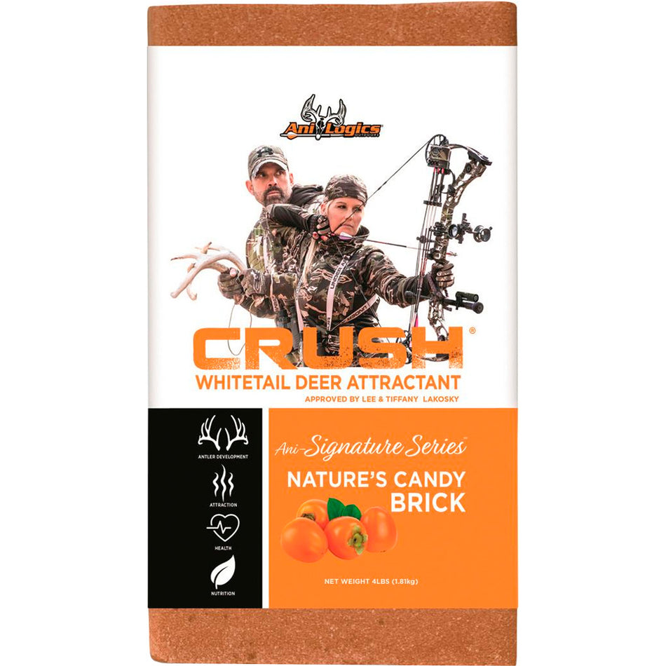 Ani-Logics Crush Nature's Candy Persimmon Deer Supplement Brick 4 lb