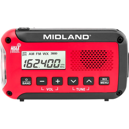 Midland ER10VP Emergency Radio with AM/FM and NOAA Weather Alert