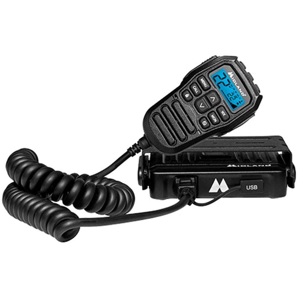 Midland MXT275 15 Watt Micro Mobile GMRS Radio with Magnetic Mount Antenna