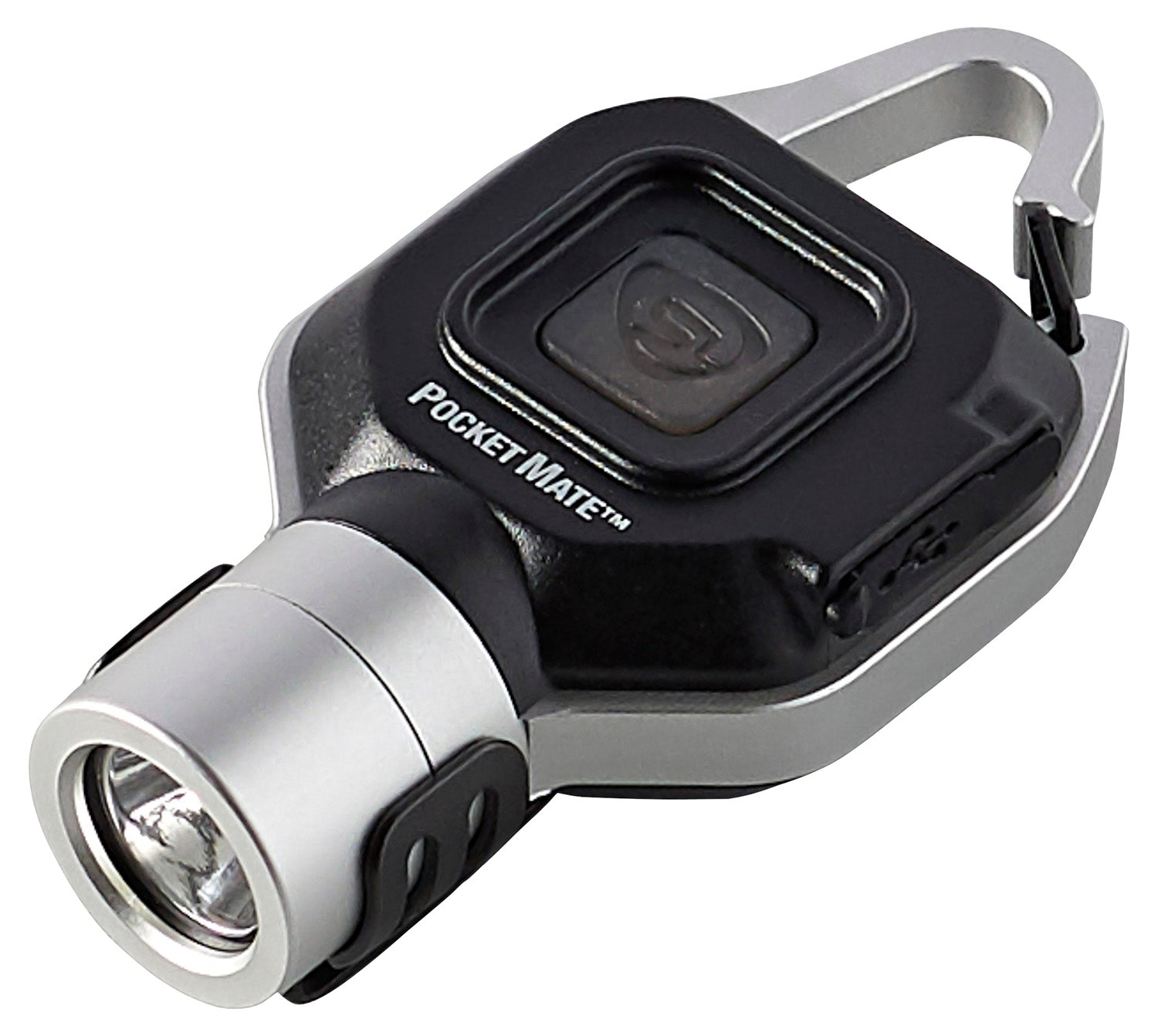 Streamlight Pocket Mate USB Silver 45/325 Lumens White LED Rechargeable Personal Keychain Flashlight