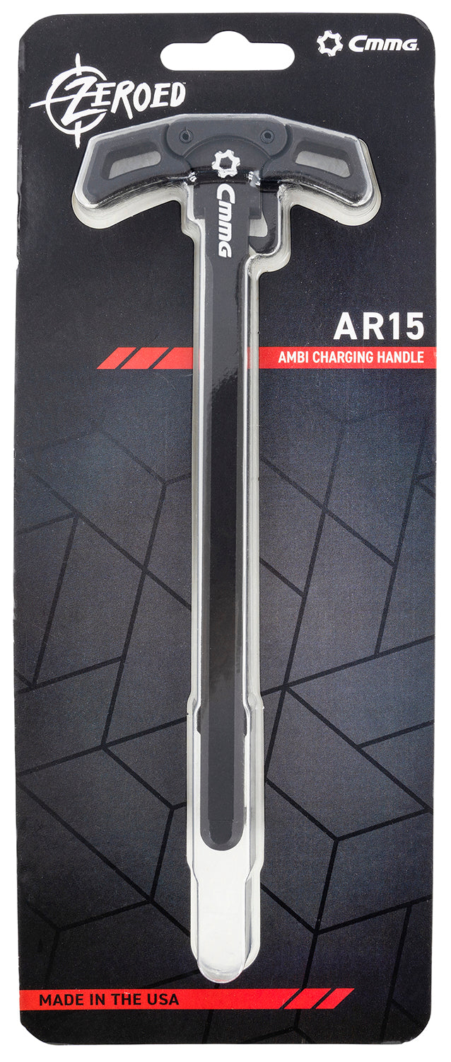 CMMG 55BA5A4 ZEROED Ambidextrous Charging Handle, 7075-T6 Aluminum, AR-15 Platform