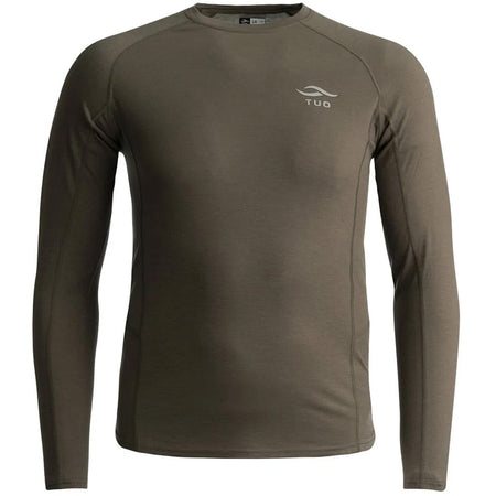 TUO Kinetic Merino 150 Long Sleeve Crew Base Layer Shirt Deadfall Small