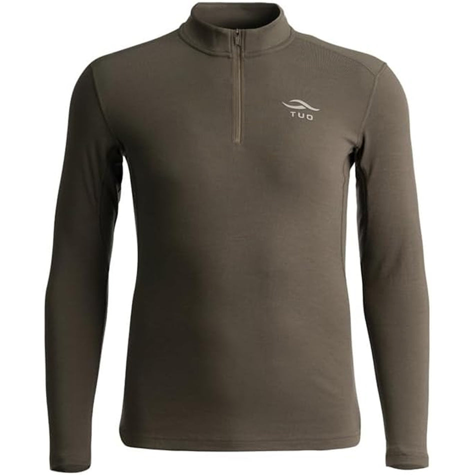 TUO Kinetic Merino 250 Quarter-Zip Base Layer Shirt Deadfall 2X-Large
