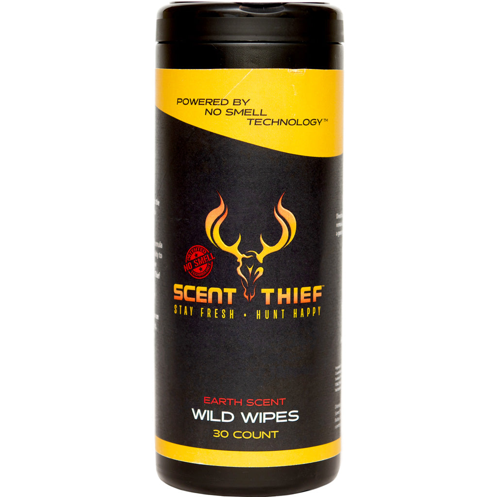 Scent Thief Wild Wipes No Smell Technology Multi-Purpose Wipes 30ct