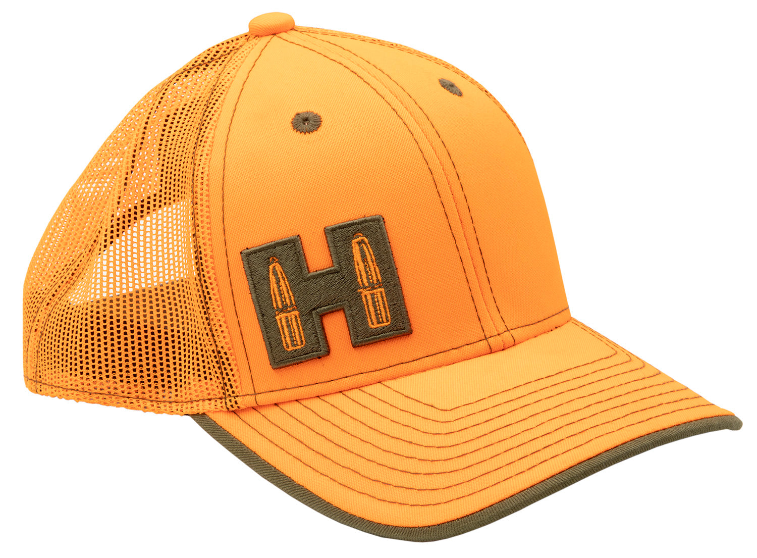 Hornady 99262 Blaze Orange Mesh Cap with Hornady H Logo