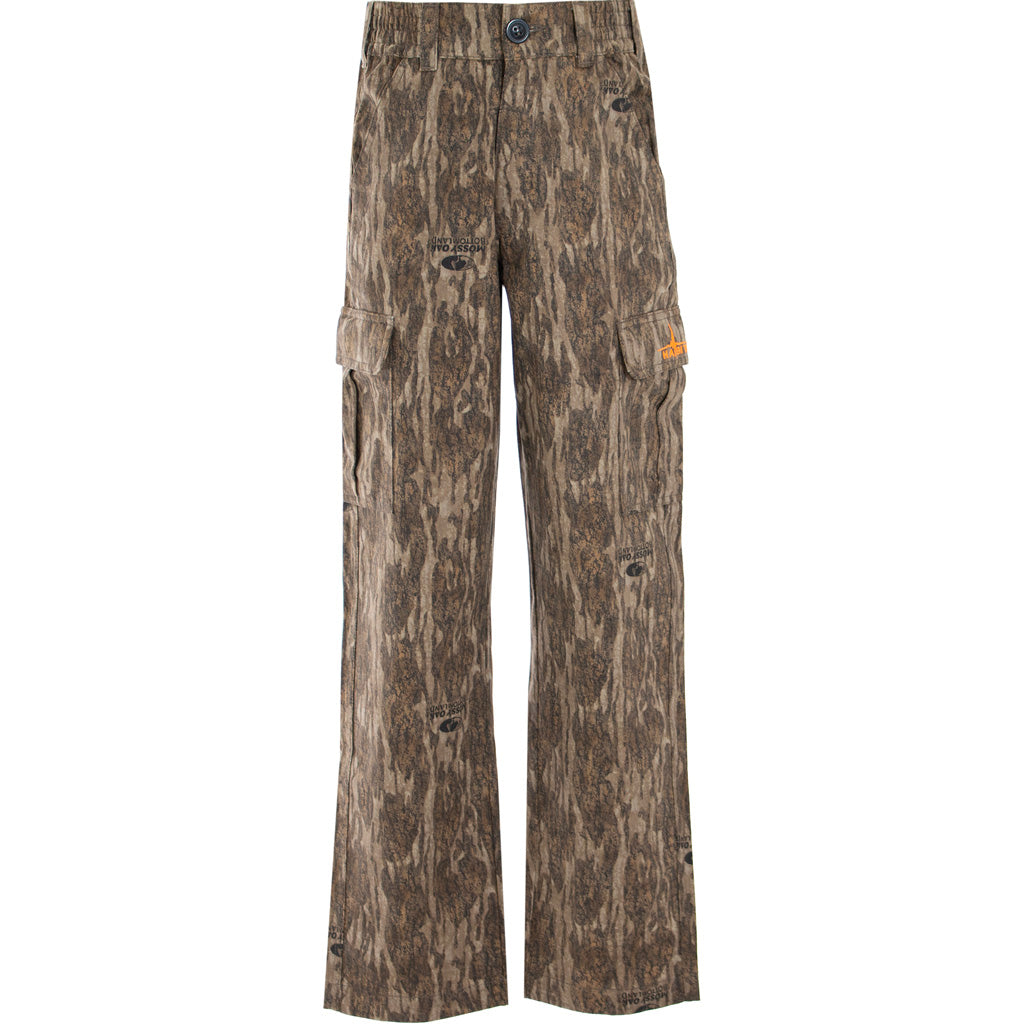 Habit Youth Bear Cave 6 Pocket Camo Hunting Pant YS - Mossy Oak New Bottomland