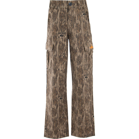 Habit Youth Bear Cave 6 Pocket Camo Pants YXL - Mossy Oak New Bottomland