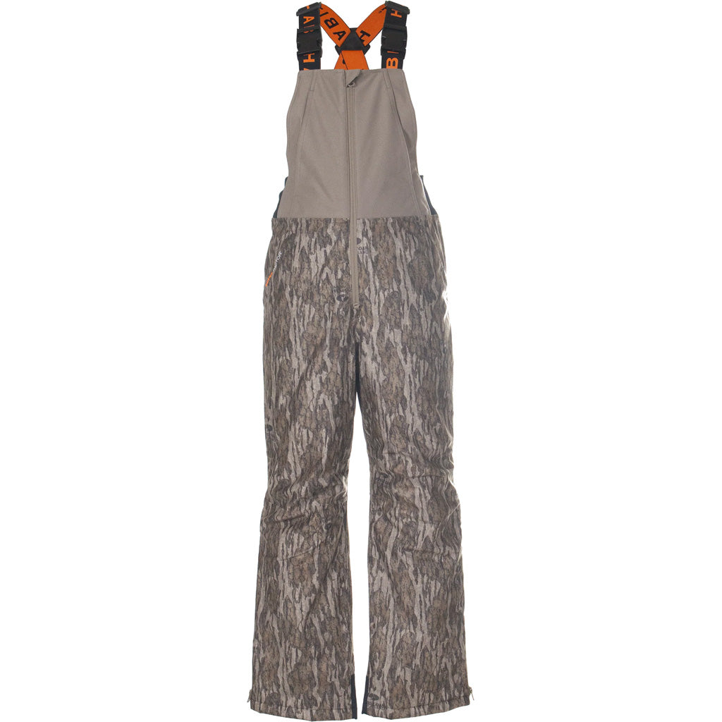 Habit Youth Cedar Branch Insulated Waterproof Bib Overalls YL - Mossy Oak New Bottomland