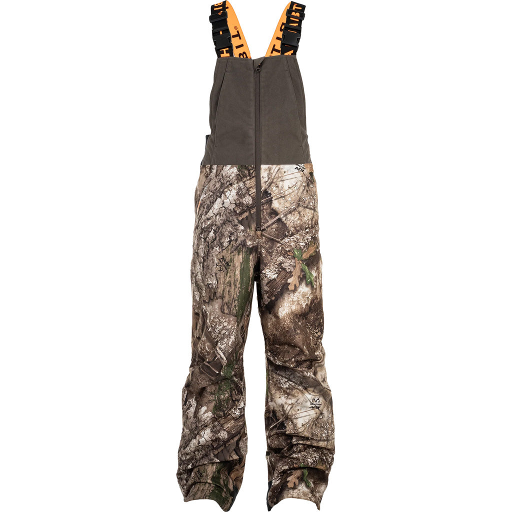 Habit Youth Cedar Branch Insulated Waterproof Bib Overalls YXL - Realtree APX Turkish Coffee