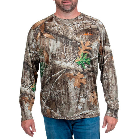 Habit Men's Siesta Cape Long Sleeve Performance Tee XL - Realtree Edge