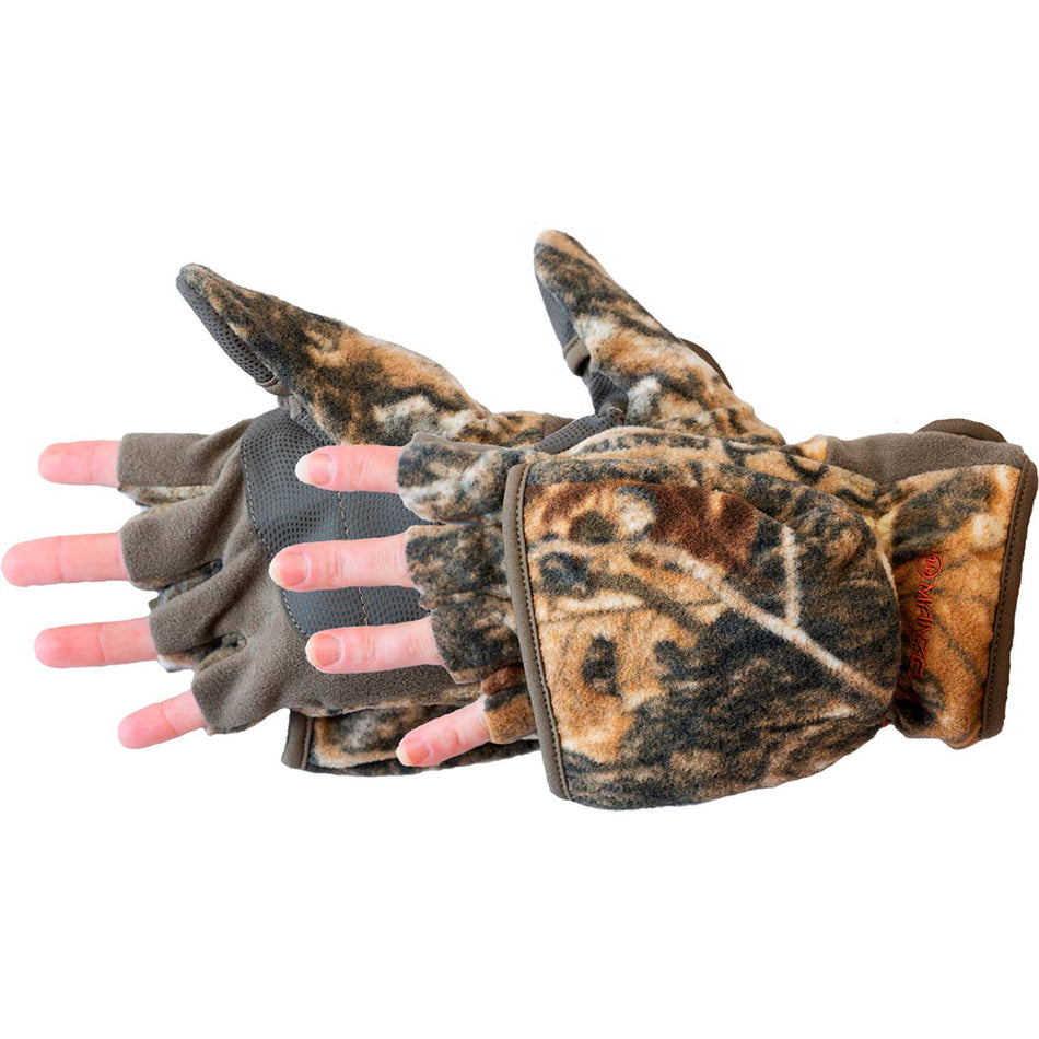 Manzella Youth Bowhunter Convertible Hunting Glove Realtree Edge Camo Large