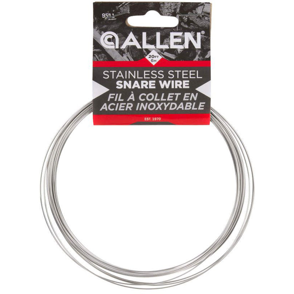 Allen Stainless Steel Snare Wire 20 Feet