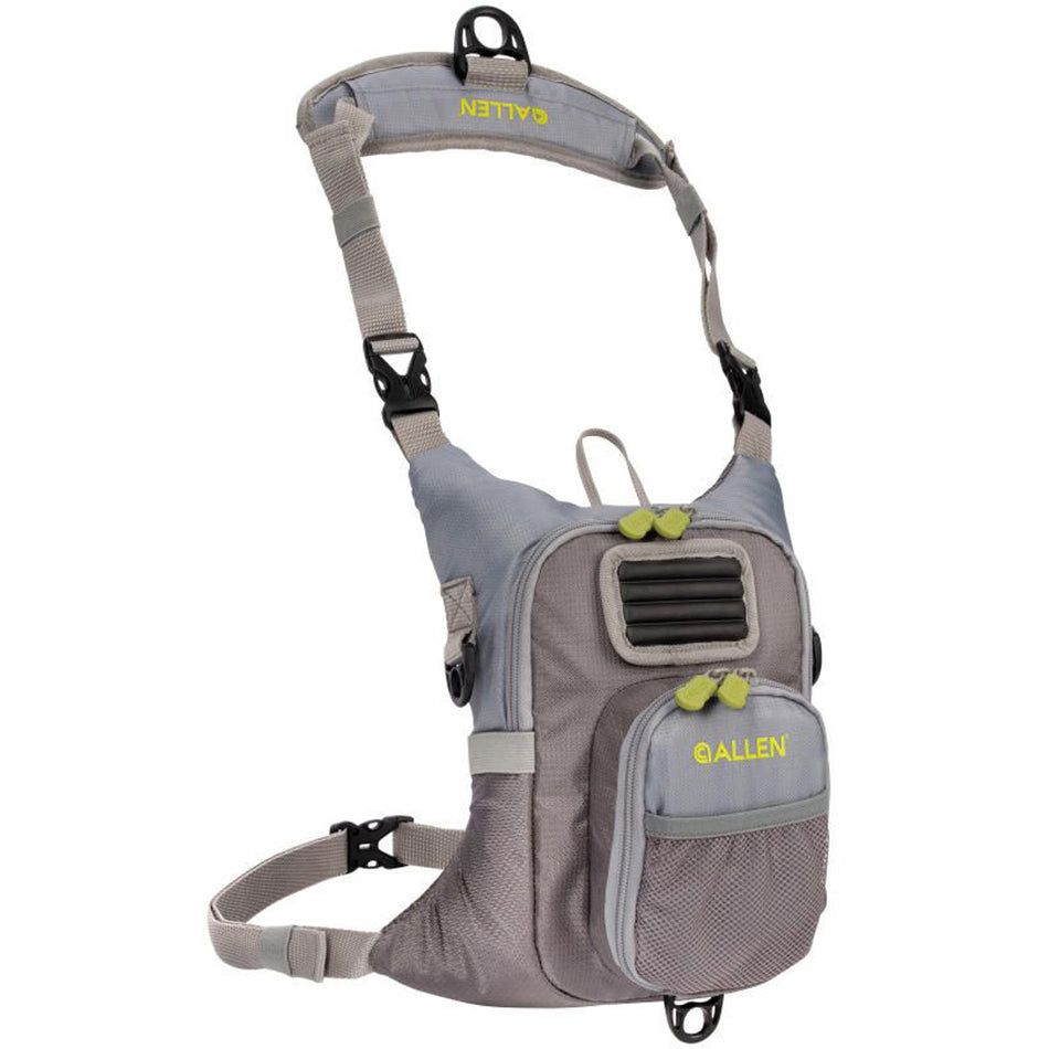 Allen Fall River Fly Fishing Chest Pack Gray