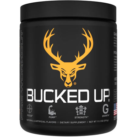 Bucked Up Pre-Workout Killa OJ Flavor 30 Serving Tub