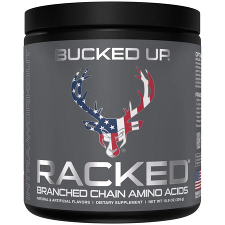 Bucked Up Racked BCAA Rocket Pop Flavor 30 Serving Tub