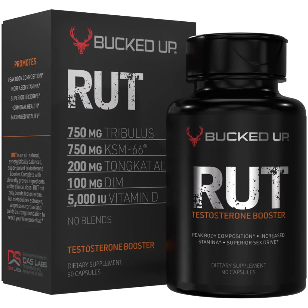 Bucked Up RUT Testosterone Booster 90 Capsule Bottle