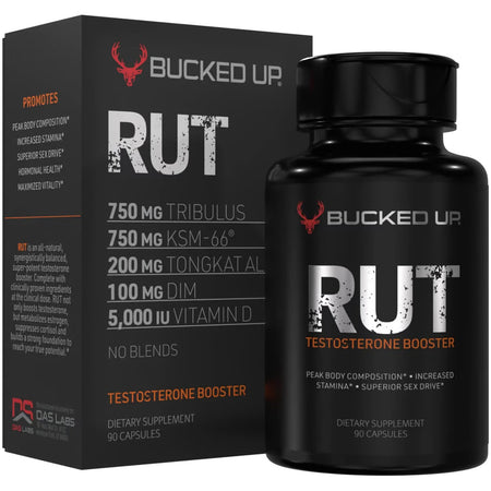 Bucked Up RUT Testosterone Booster 90 Capsule Bottle