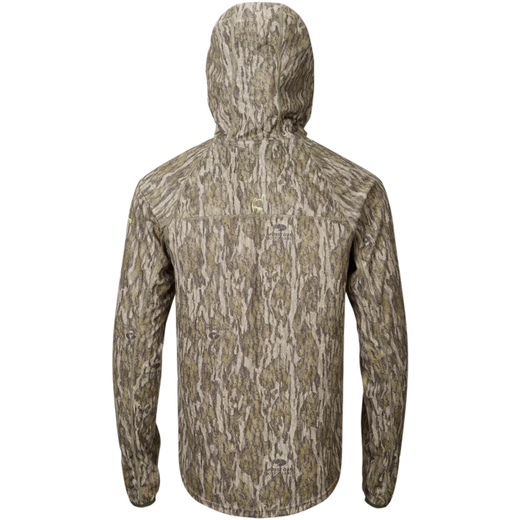 Drake Ol' Tom Early Bird Gator Hoodie Mossy Oak Bottomland Large