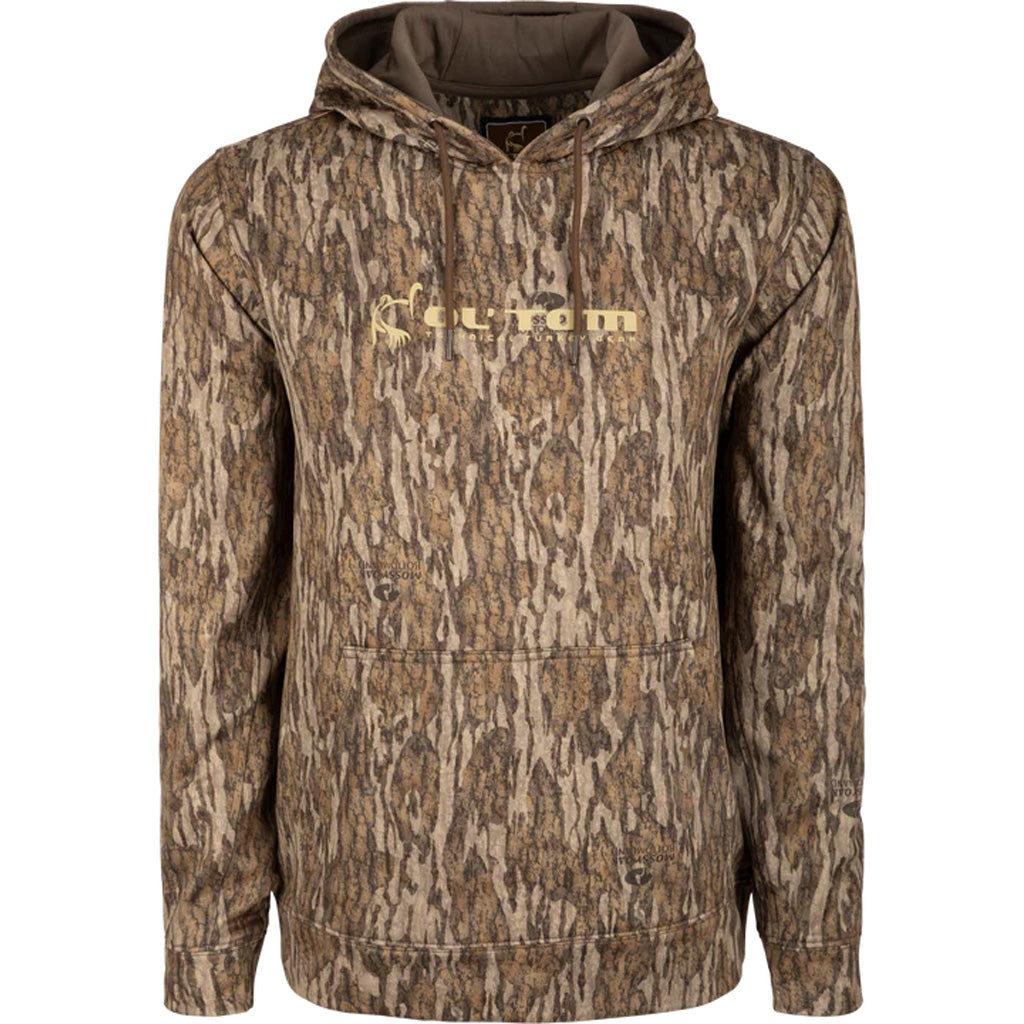 Drake Ol' Tom Men's Performance Camo Hoodie MO Bottomland XLarge