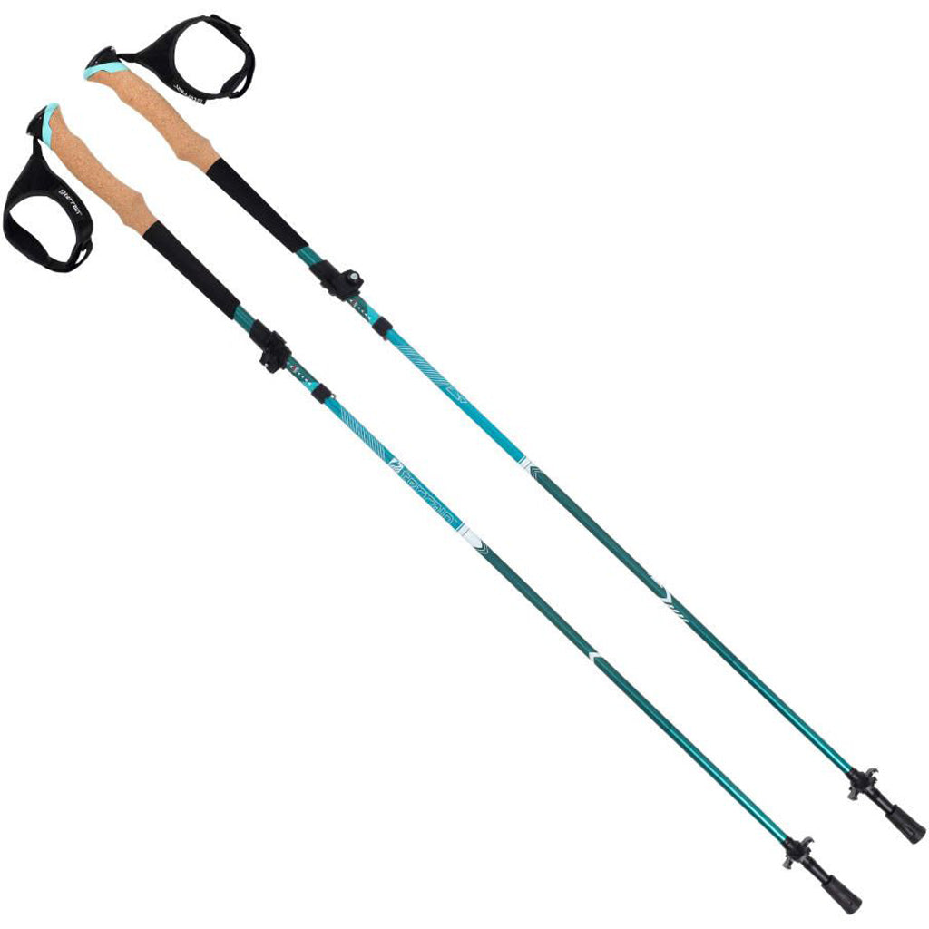 Terrain Alpha Aluminum Trekking Poles 1 Pair Glacier Melt