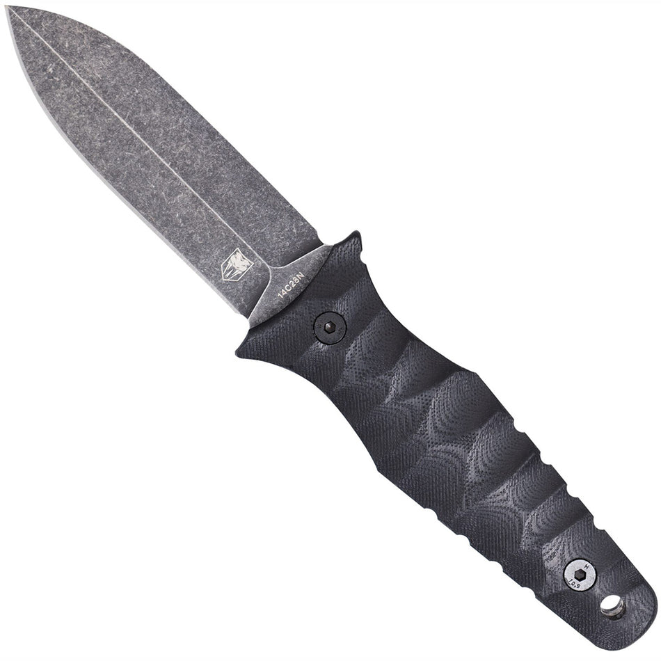 CobraTec Claymore Dagger Fixed Blade Black Stonewash Finish