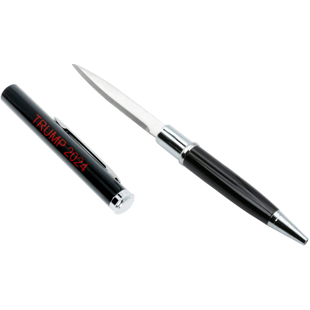 CobraTec Pen Knife Trump Edition Concealed Fixed Blade Ink Pen